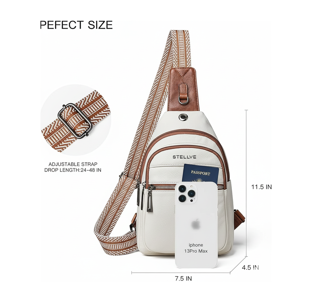 Crossbody Travel Bag – Passport & Mobile Organizer for Daily & Travel Use