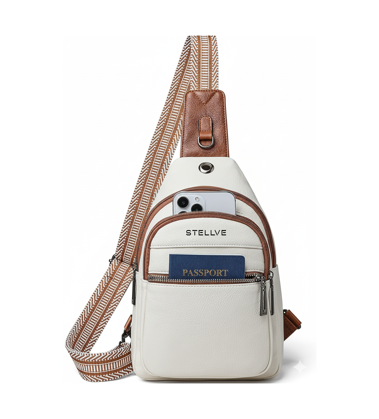 Crossbody Travel Bag – Passport & Mobile Organizer for Daily & Travel Use